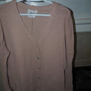 Beautiful dusty rose color cardigan super soft